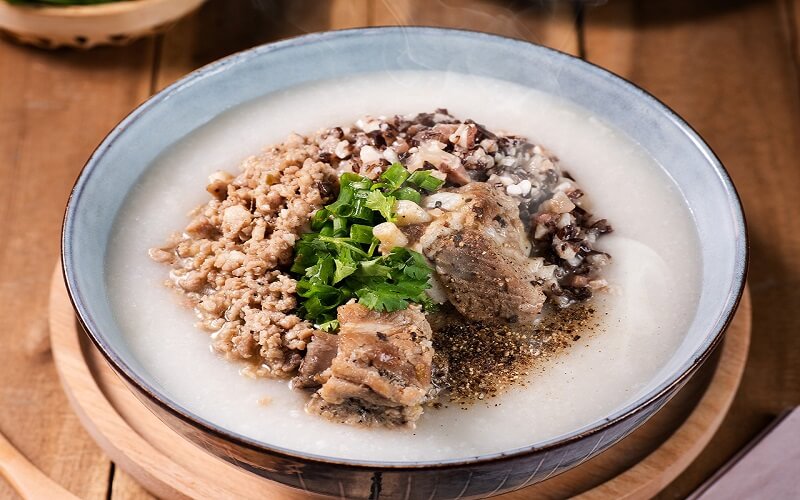 Cách nấu cháo sườn cho bà bầu